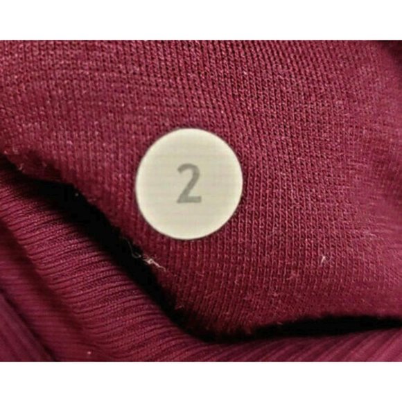 Lululemon Womens In Flux Burgundy Purple Jacket 2 - Picture 4 of 4